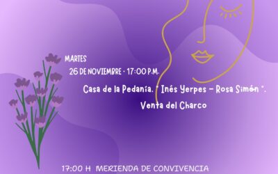 25N DÍA INTERNACIONAL CONTRA LA VIOLENCIA A LAS MUJERES. VENTA DEL CHARCO