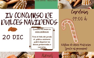 IV CONCURSO DE DULCES NAVIDEÑOS. NAVIDAD 2024/2025